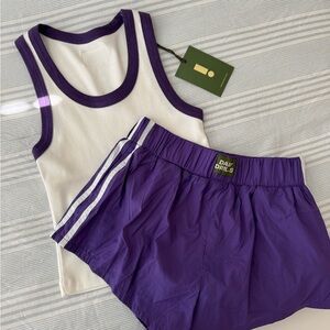 Daily Drills White & Purple Varsity Set